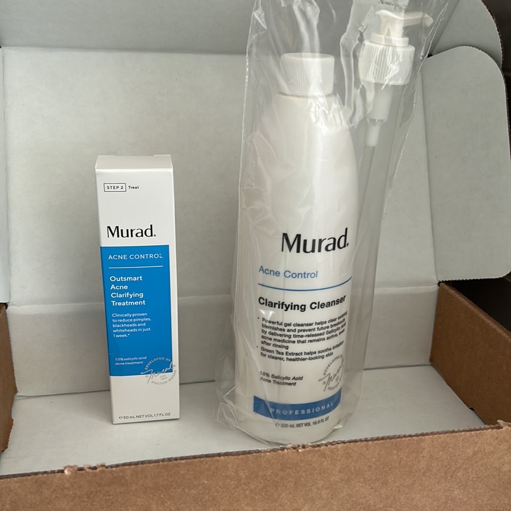 Murad Acne System: Clarifying cleanser & Acne Treatment. New & genuine.